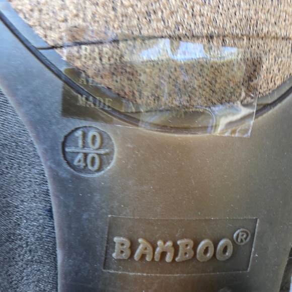 NWOB Bamboo Barracuda women’s brown booties - Picture 6 of 7